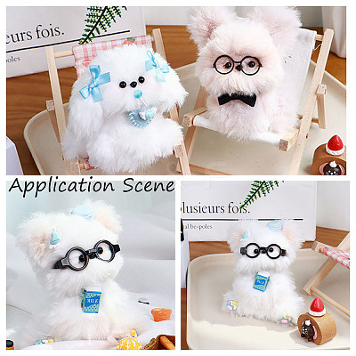 Polyester Plush Sticks DIY-Z031-03J-1
