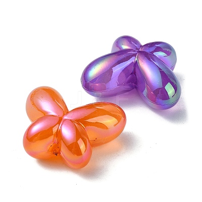 Imitation Jelly Acrylic Beads X-OACR-E033-14-1