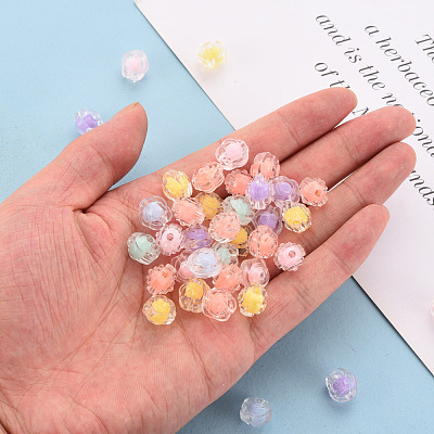 Transparent Acrylic Beads TACR-S152-20A-1
