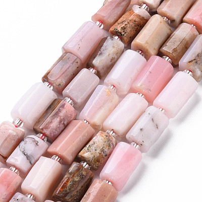 Natural Pink Opal Beads Strands G-S345-8x11-012-1