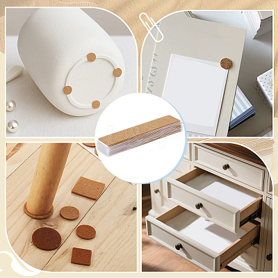 Self-adhesive Cork Sheets DIY-WH0816-097F-1