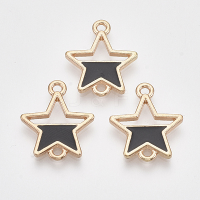 Light Gold Tone Alloy Links connectors X-PALLOY-T072-009LG-1