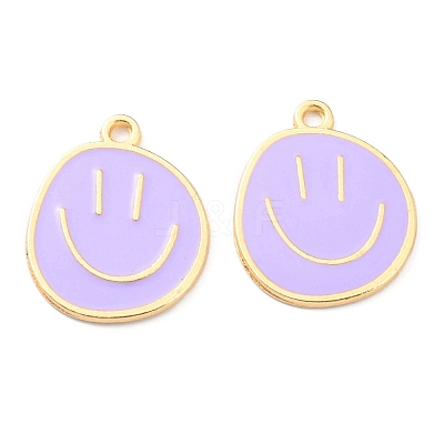 Alloy Enamel Pendants ENAM-D051-18G-06-1