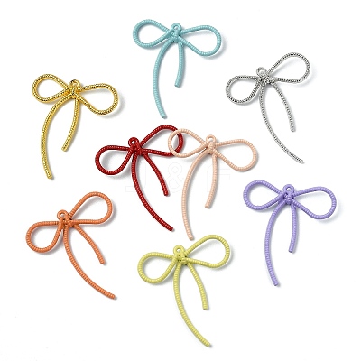 30Pcs 15 Colors Spray Painted Alloy Pendants FIND-CJ0004-23-1