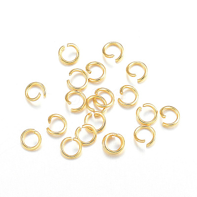 304 Stainless Steel Open Jump Rings X-STAS-F084-27G-1