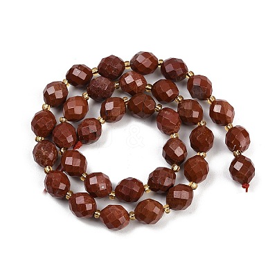 Natural Red Jasper Beads Strands G-N342-149I-17-1