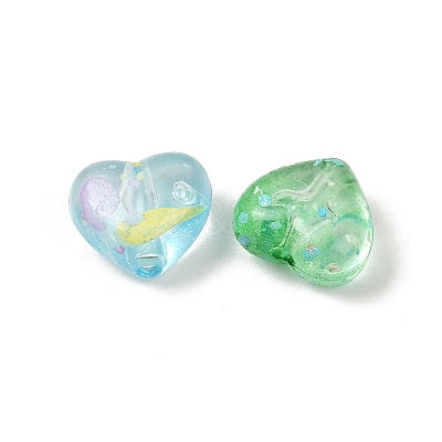 Transparent Acrylic Beads OACR-D321-01B-1