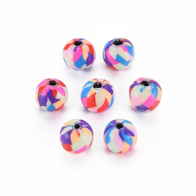 Handmade Polymer Clay Beads CLAY-N008-054A-07-1