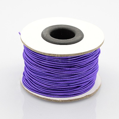 Elastic Round Jewelry Beading Cords Nylon Threads NWIR-L003-B-09-1