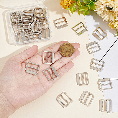 36Pcs Alloy Buckle Clasps FIND-BC0004-76P-1