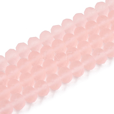 Transparent Glass Beads Strands EGLA-A044-T8mm-MD22-1