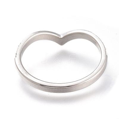 304 Stainless Steel Finger Rings RJEW-F110-06P-1
