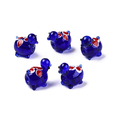 Handmade Lampwork Beads Strands LAMP-N024-36B-1