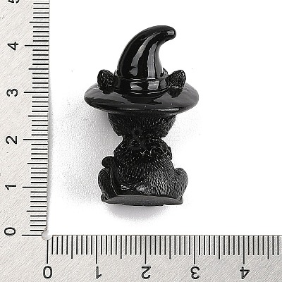 Halloween Resin Figurine Statues for Home Office Desktop Decoration DJEW-M017-04H-1