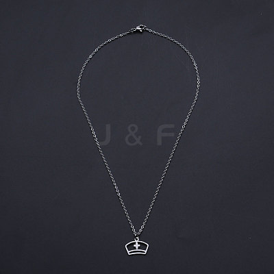 Non-Tarnish 201 Stainless Steel Pendant Necklaces LS-NJEW-S105-JN533-45-1-1