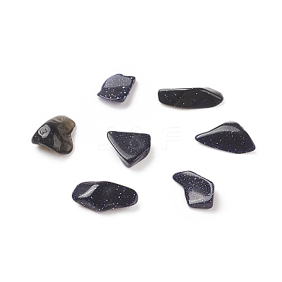 Synthetic Blue Goldstone  Beads X-G-O103-25-1