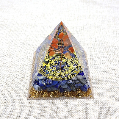 Orgonite Pyramid Resin Energy Generators PW-WG982CD-01-1