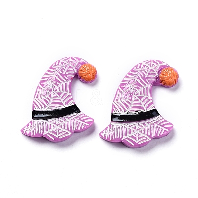 Halloween Theme Opaque Resin Cabochons X-RESI-D0003-12A-1