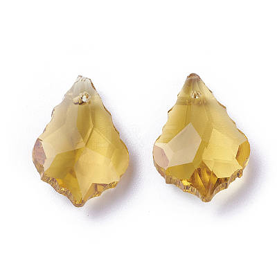 Faceted Glass Pendants GLAA-F068-C26-1