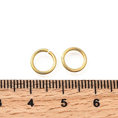 Brass Open Jump Rings KK-B147-03H-G-1