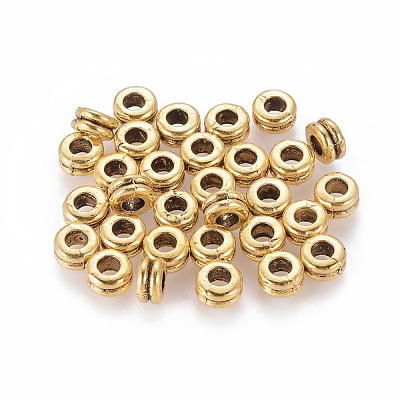 Tibetan Style Alloy Beads X-TIBEB-N005-034AG-RS-1