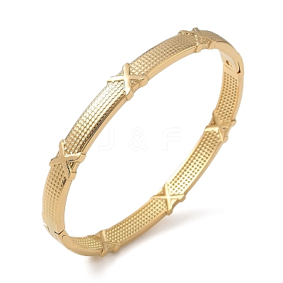 304 Stainless Steel Hinged Cuff Bangles SA-CBAB92B-19G-1