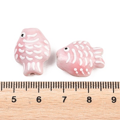 Handmade Porcelain Beads PORC-K010-08-04-1