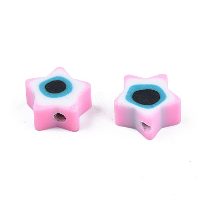 Handmade Polymer Clay Beads CLAY-T019-09I-1