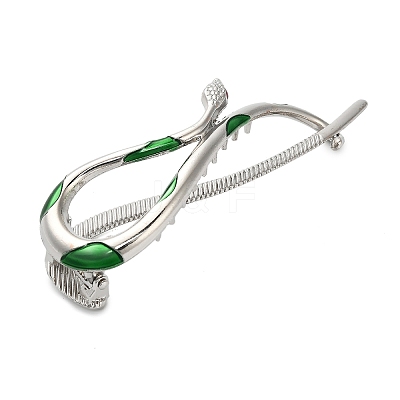 Aolly and Enamel Claw Hair Clips AJEW-M007-01P-1