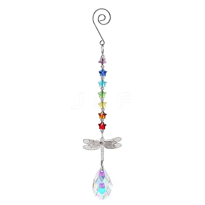 Crystal Glass Sun Catcher Pendant PW-WG24D91-02-1