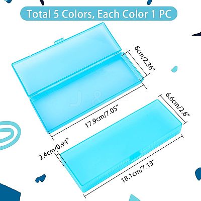 5 Colors Polypropylene(PP) Box CON-BK0001-002-1