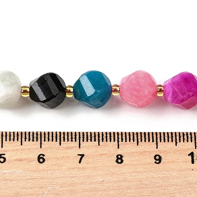 Natural Quartz Dyed Beads Strands G-U023-A02-06-1