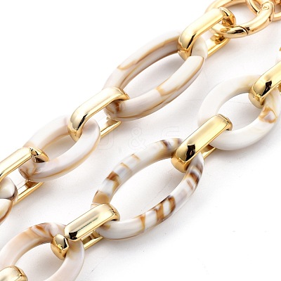 Imitation Gemstone Style Acrylic Bag Handles AJEW-BA00013-1