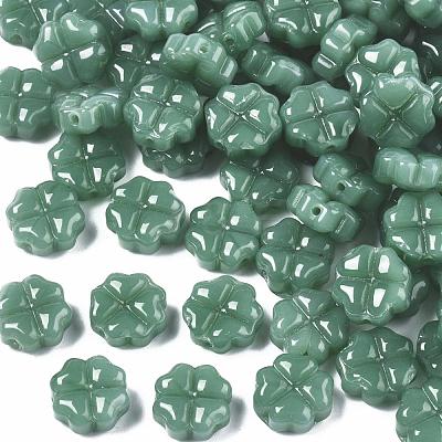 Spray Painted Glass Beads GLAA-N035-019-A01-1
