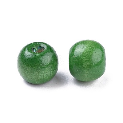 Dyed Natural Wood Beads WOOD-Q006-12mm-05-LF-1