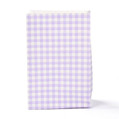 Rectangle with Tartan Pattern Paper Bags LS-CARB-Z001-01A-1