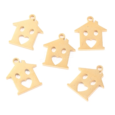 304 Stainless Steel Charms STAS-O142-29G-1