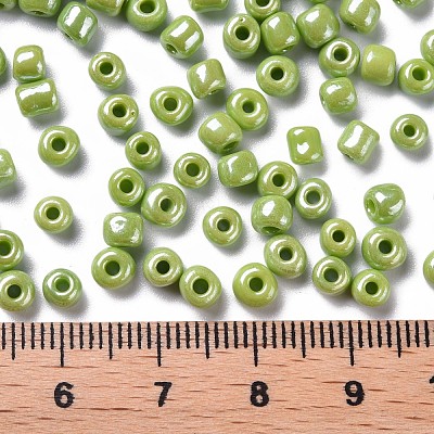 6/0 Glass Seed Beads SEED-A012-4mm-124-1