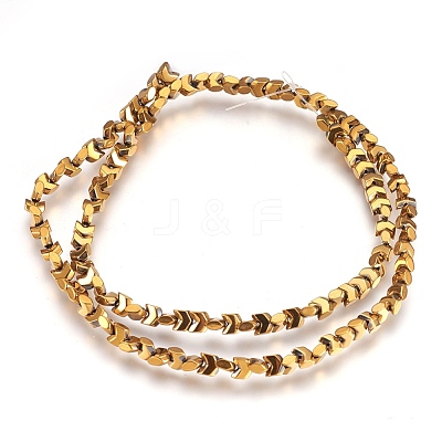 Electroplate Non-magnetic Synthetic Hematite Bead Strands G-I208-20-B-1
