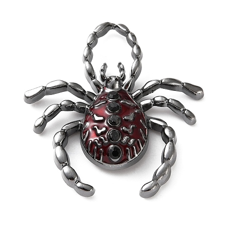 Alloy Enamel & Rhinestone Pendants FIND-G118-08B-1
