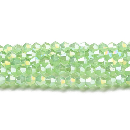 Imitation Jade Electroplate Glass Beads Strands LS-GLAA-F029-J4mm-A01-1