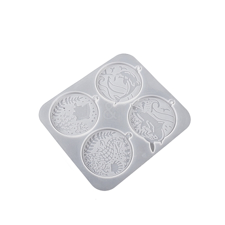 Turtle & Dolphin & Starfish & Seahorse Pendant Silicone Mold PW-WGD6E5F-02-1