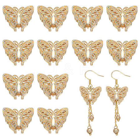 12Pcs Brass Charms KK-BC0014-46B-1