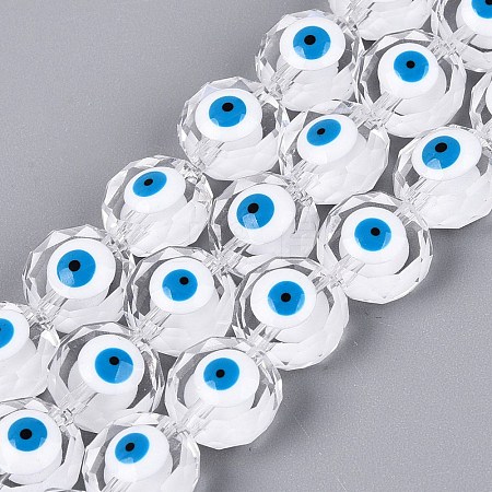 Glass Enamel Beads Strands GLAA-Q112-01A-07-1