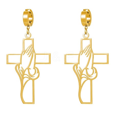 201 Stainless Steel Clip-on Earrings FS-WGD509B-05-1