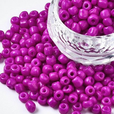 6/0 Glass Seed Beads SEED-S058-A-F449-1
