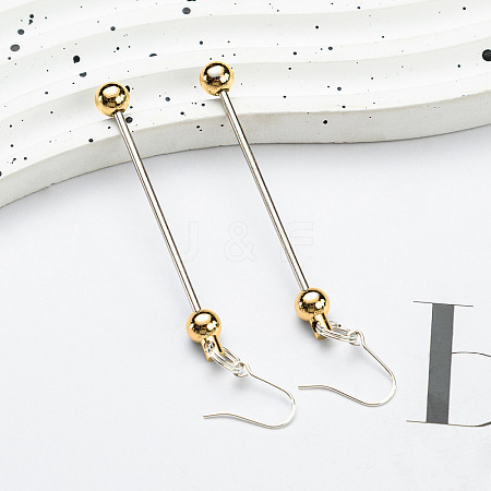 Plastic Dangle Earrings LS-EJEW-WH0033-17B-1