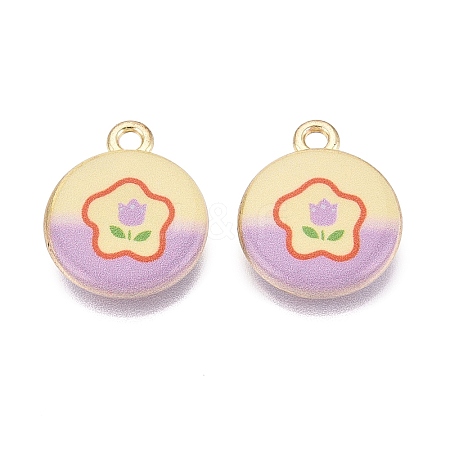 Printed Alloy Pendants PALLOY-SZC0008-12E-1