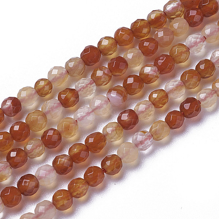 Natural Agate Beads Strands X-G-F596-35-2mm-1