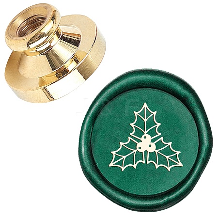 Wax Seal Brass Stamp Head AJEW-WH0209-578-1